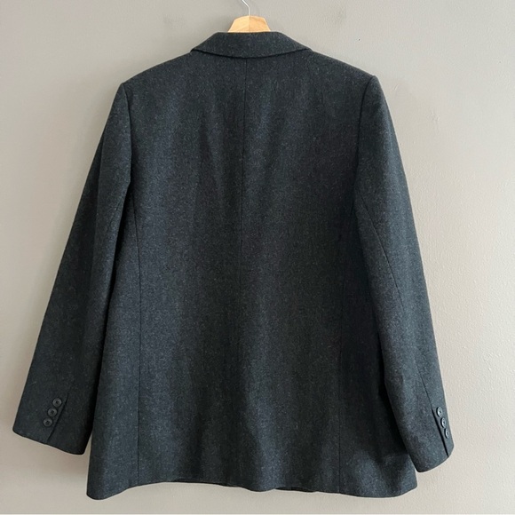 Eddie Bauer Womens Wool Blend Blazer Jacket 3-Button Fully Lined Gray Sz XL - Picture 2 of 15